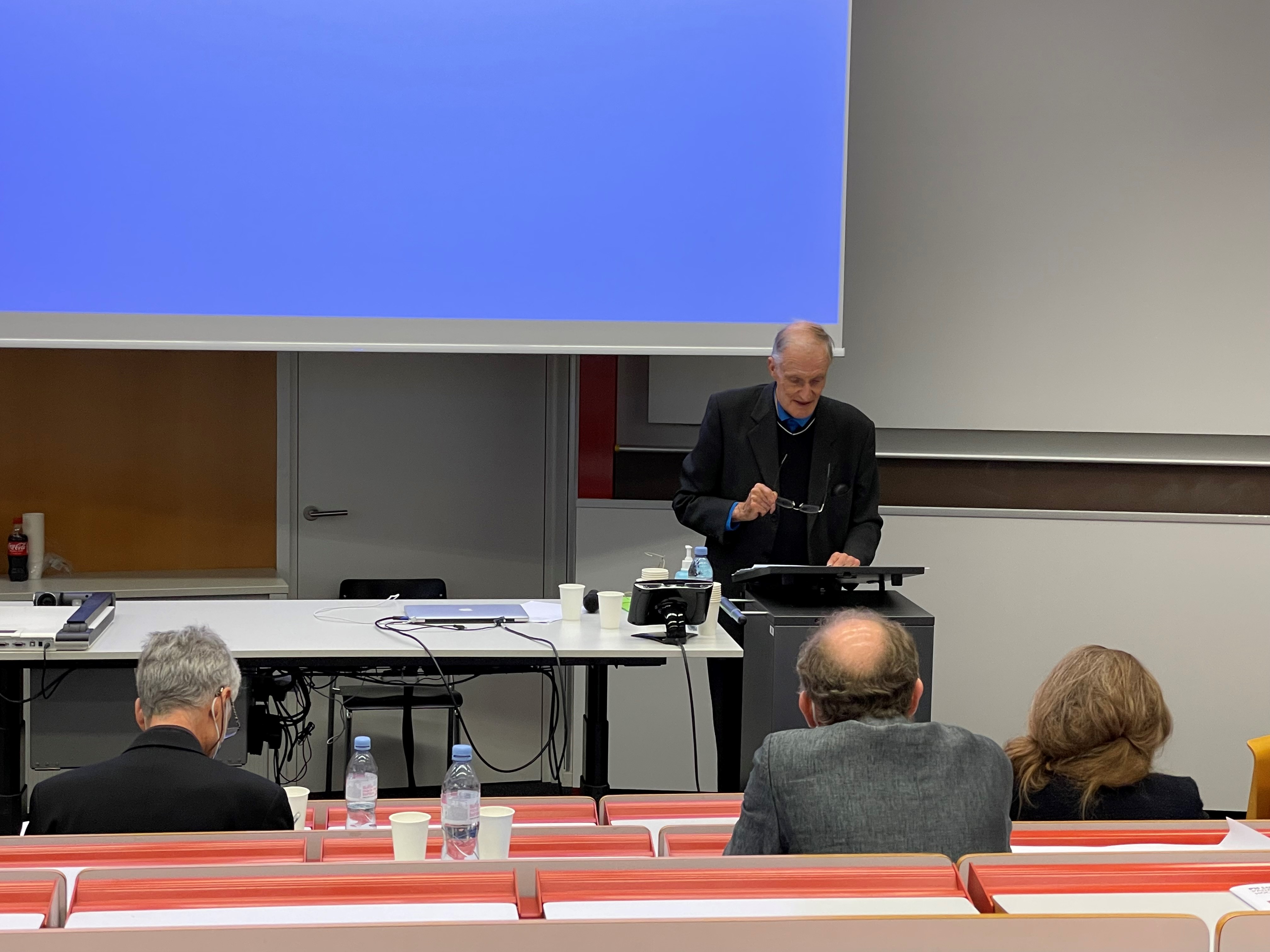 Prof. Dr. Heinz Sproll, Tagung in Luzern, September 2021